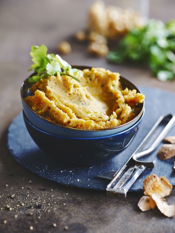 Hummus van zoete aardappel recept uit De flexikok van Veerle De Brabanter